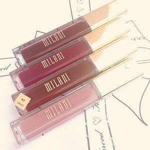 Milani liquid matte lipsticks x4 bundle